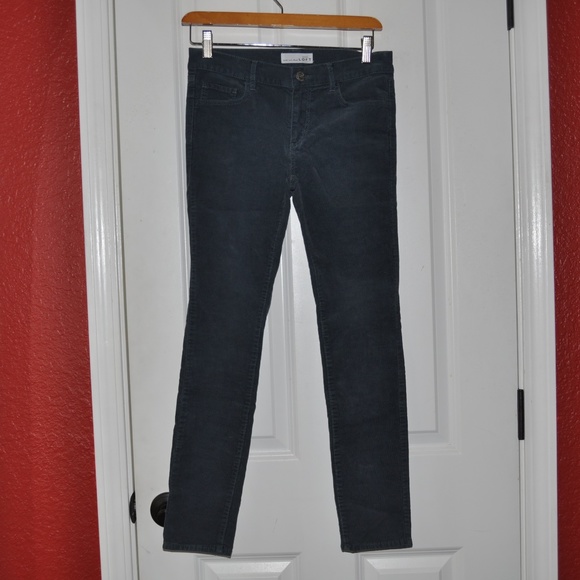 ANN TAYLOR Teal Modern Skinny Corduroy Pants [F7] - Picture 2 of 7